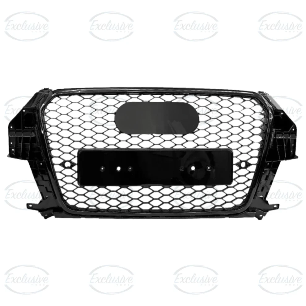 Audi Q3 8U (2011-2015) - Gloss Black Honeycomb RSQ3 Style Grille & Fog Lights