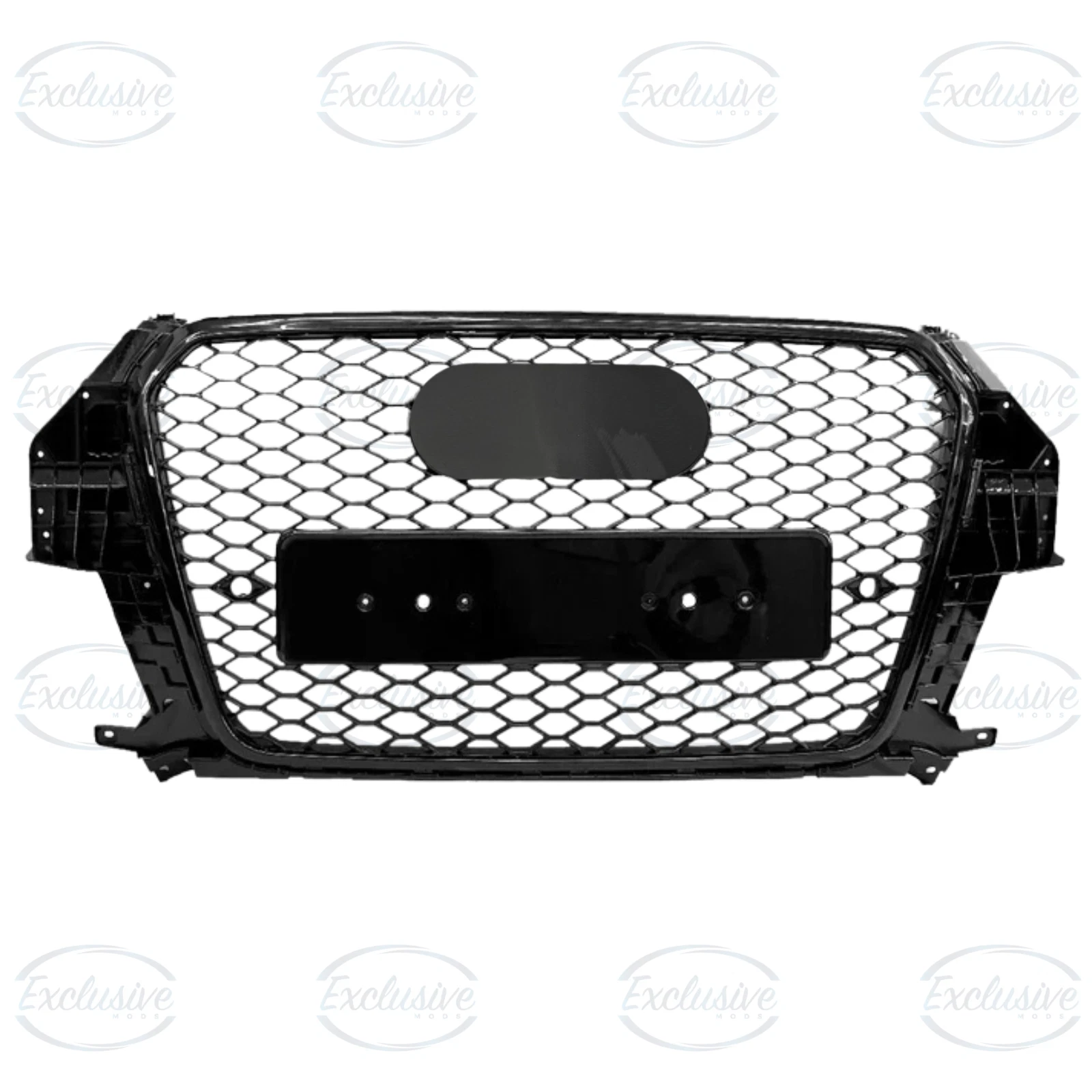 Audi Q3 8U (2011-2015) ÔÇö Gloss Black Honeycomb RSQ3 Style Grille & Fog Lights - Image 4
