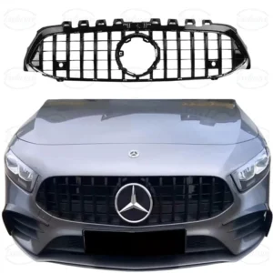 Mercedes A Class W177 (2018-2023) ÔÇö Gloss Black Panamericana GT Style Grille