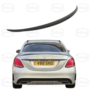 Mercedes C Class W205 (2014-2021) ÔÇö Gloss Black C63 AMG Style Rear Spoiler Lip