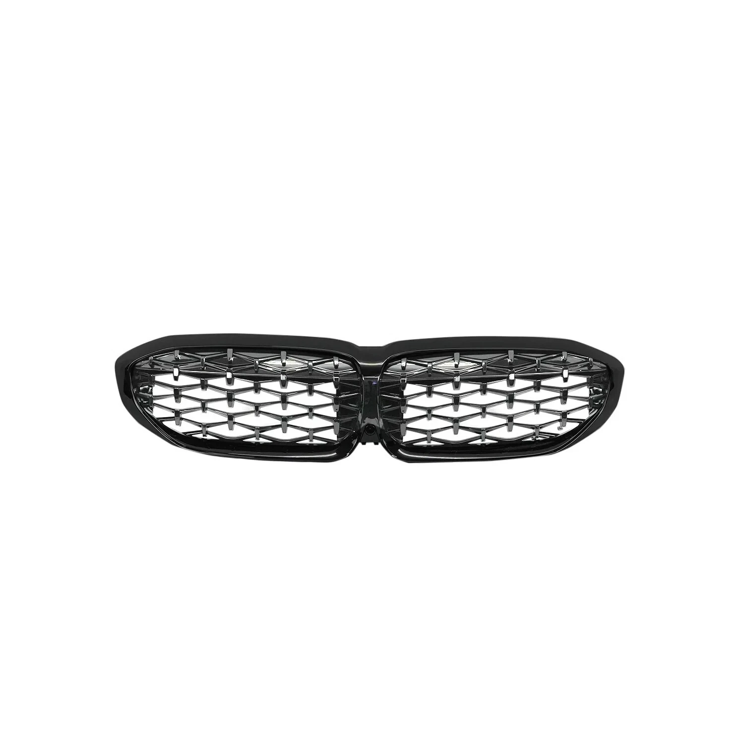 BMW 3 Series G20 G21 (2018-2022) ÔÇö Gloss Black Diamond Style Kidney Grille - Image 2