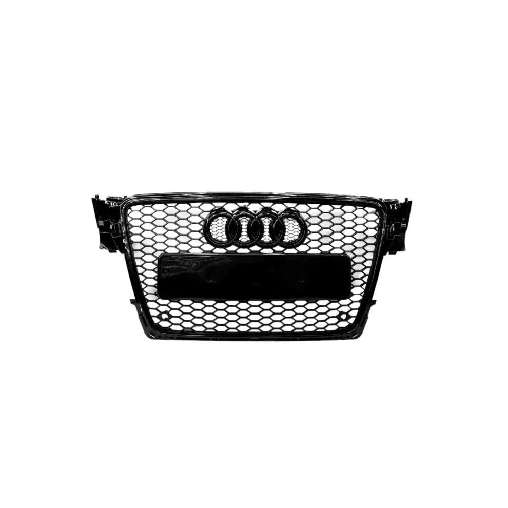 Audi A4/S4 B8 (2008-2011) - Gloss Black Honeycomb Mesh Grille