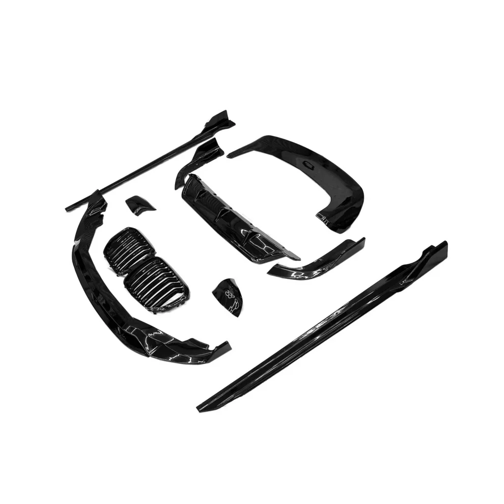BMW X5 G05 M Sport (2018-2022) - Gloss Black Bodykit (Splitter, Diffuser, Spoiler, Grille, Side Skirts)