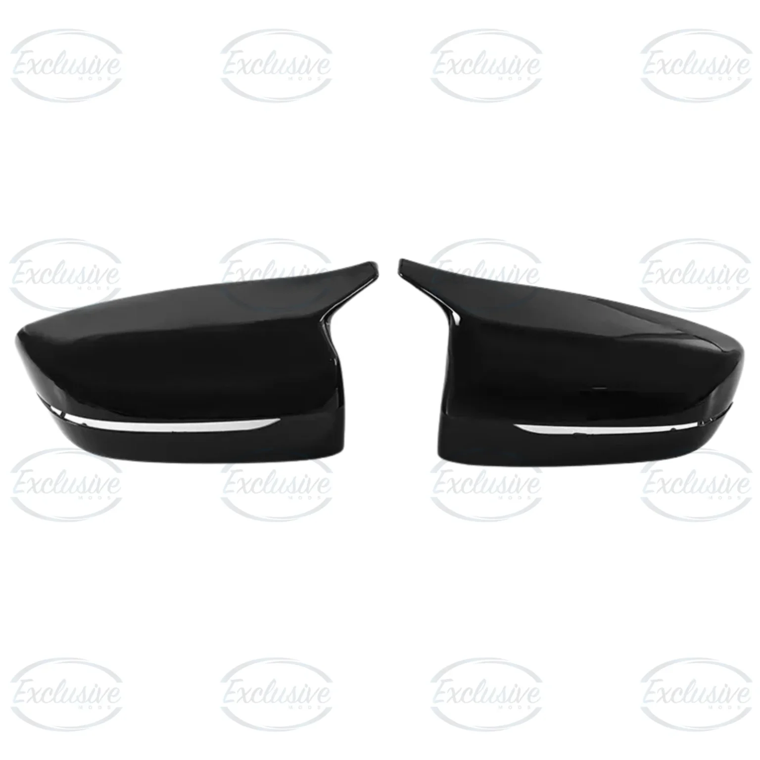 Gloss Black Wing Mirror Caps - Fits BMW 3 Series G20 G30 (2017-2020)