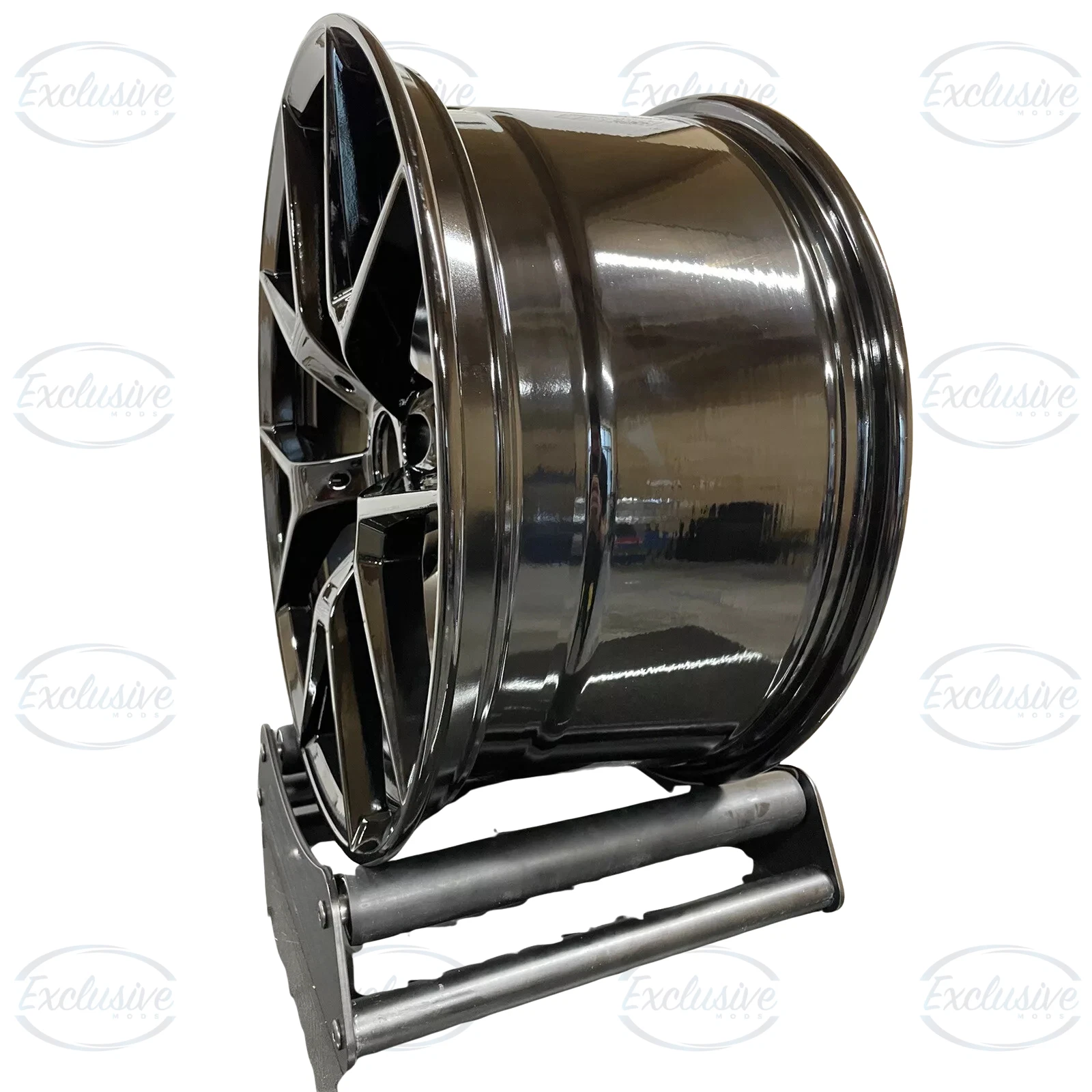 4├ù 19" 763M Style Alloys ÔÇö Satin Black ÔÇö Fits BMW 3/4 Series - Image 3