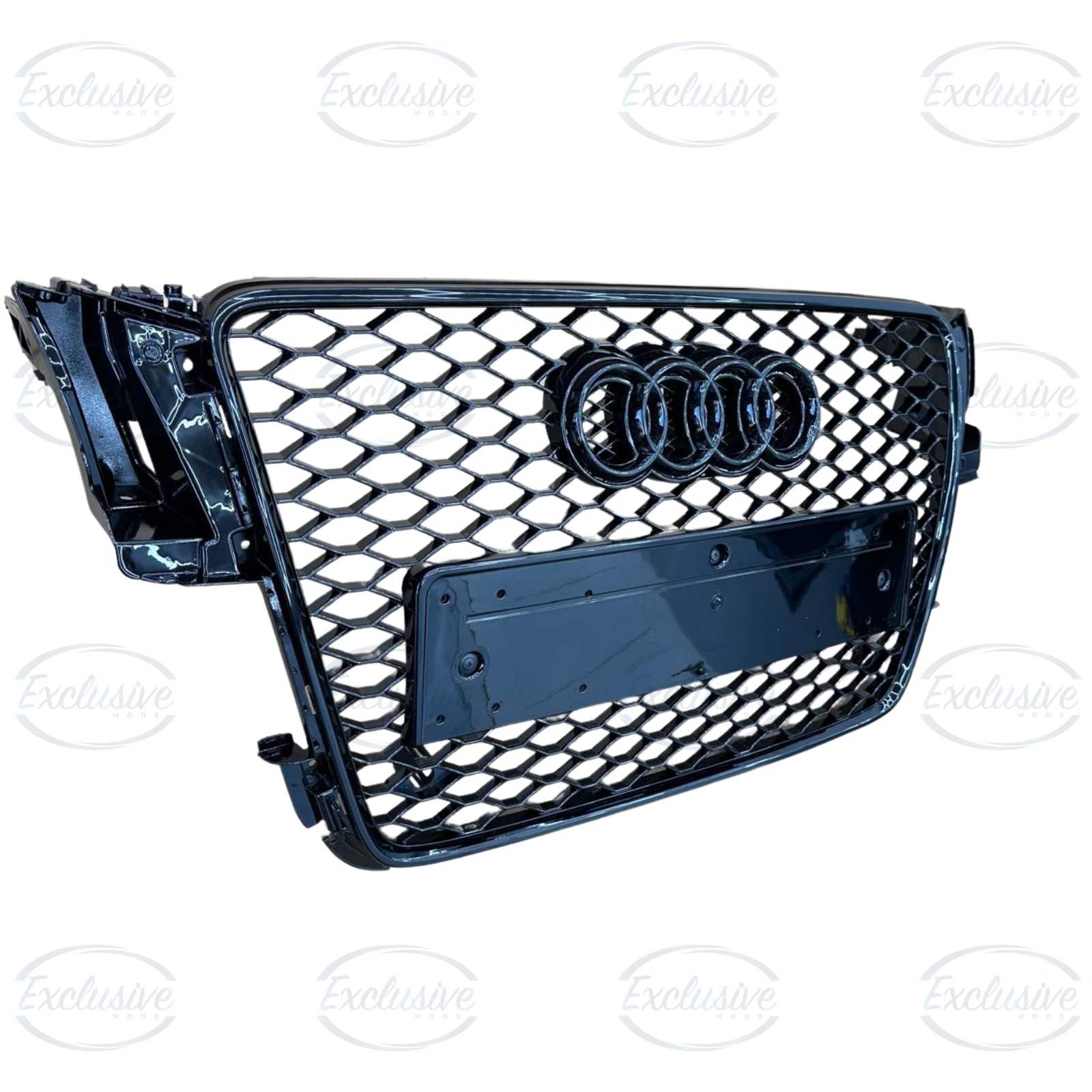 Audi A5/S5 B8 8T (2007-2011) ÔÇö Gloss Black Honeycomb Mesh Grille - Image 2
