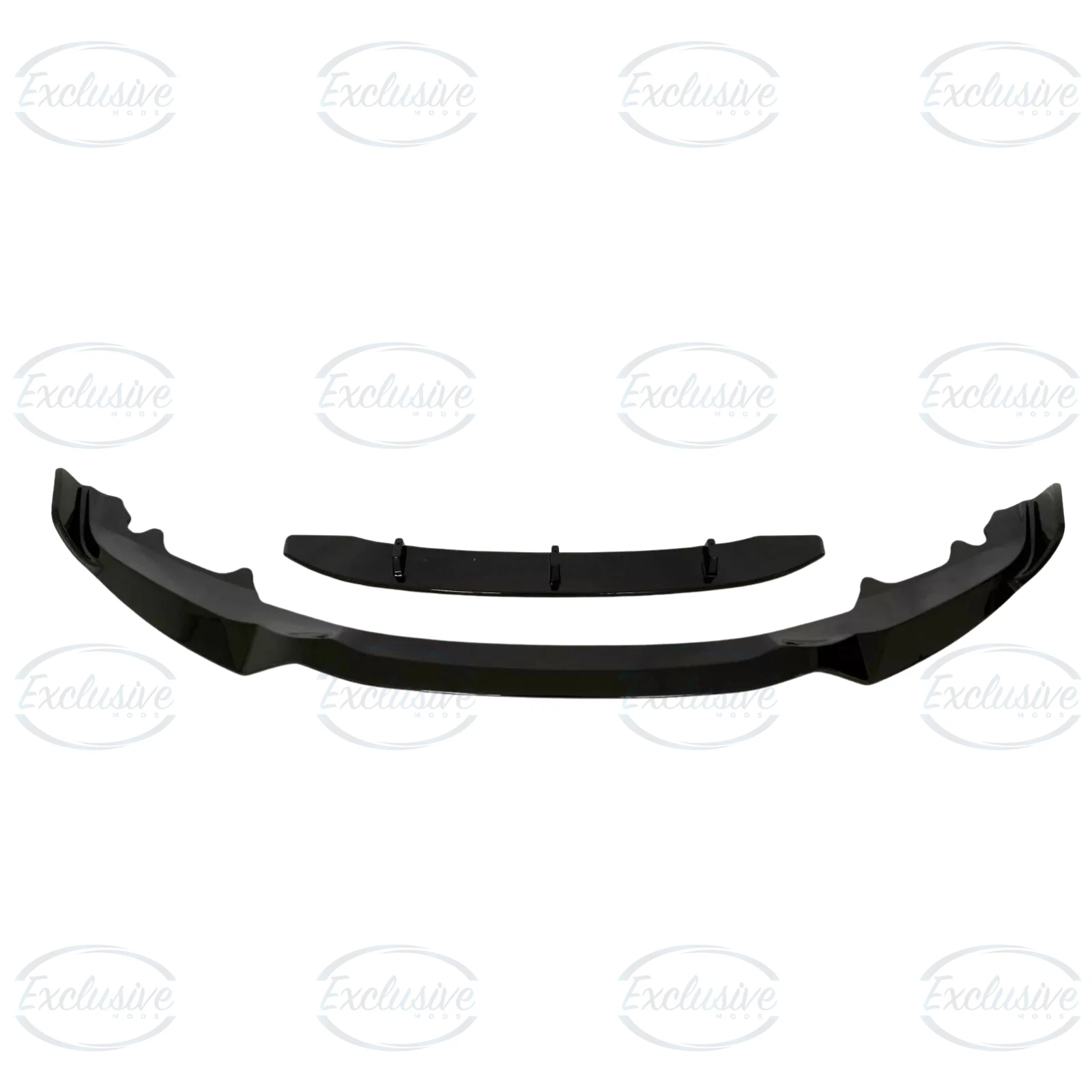 BMW X5 F15 M Sport (2013-2018) ÔÇö Gloss Black Front Bumper Splitter Lip Kit - Image 2