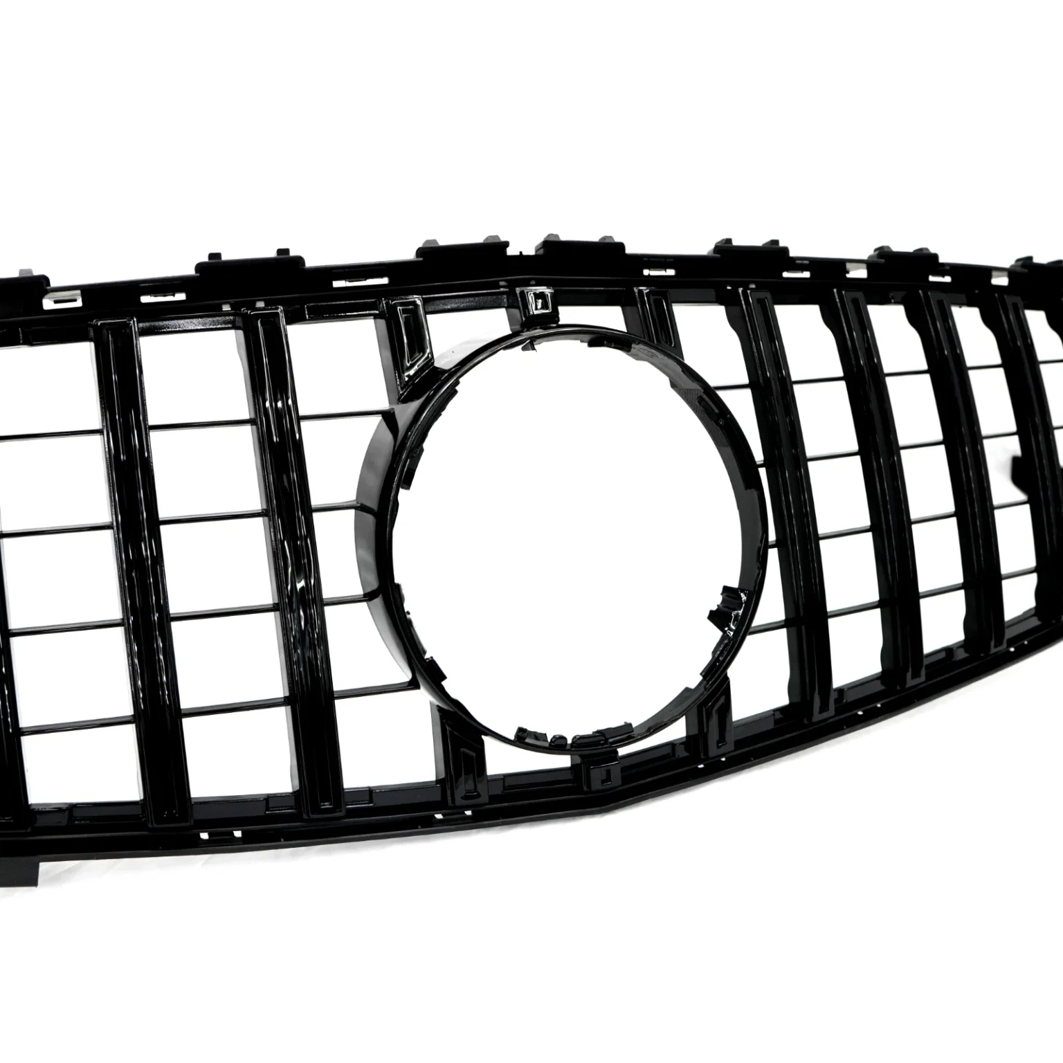 Gloss Black Panamericana Style Grille - Fits Mercedes A Class W176 (2015-2018)