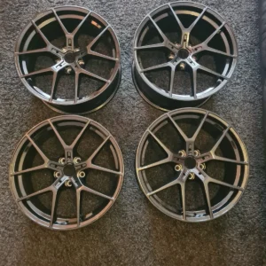 4├ù 19" Twin 5-Spoke Style Alloys ÔÇö Gloss Black 5├ù120 ÔÇö Fits BMW 2/3/4/5 Series