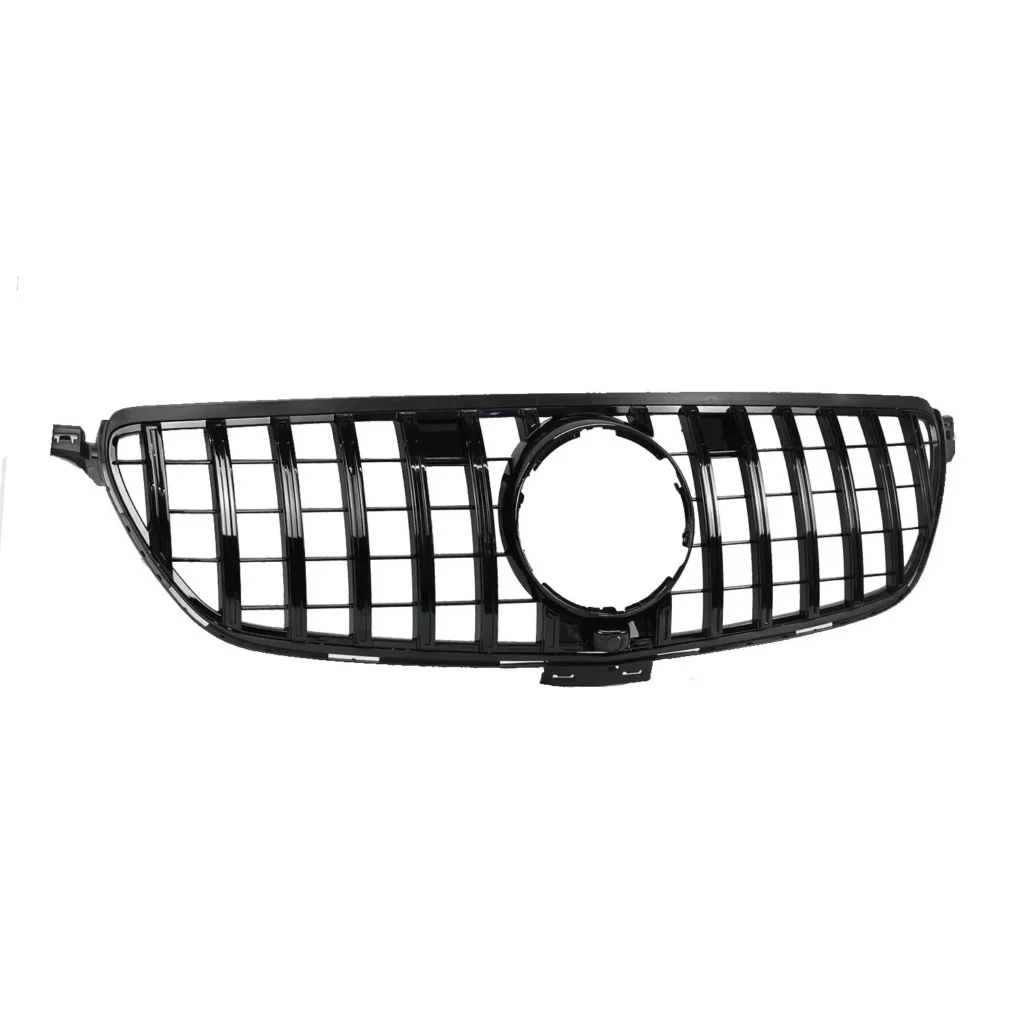 Gloss Black Panamericana Style Grille - Fits Mercedes GLE W166 (2015-2019)