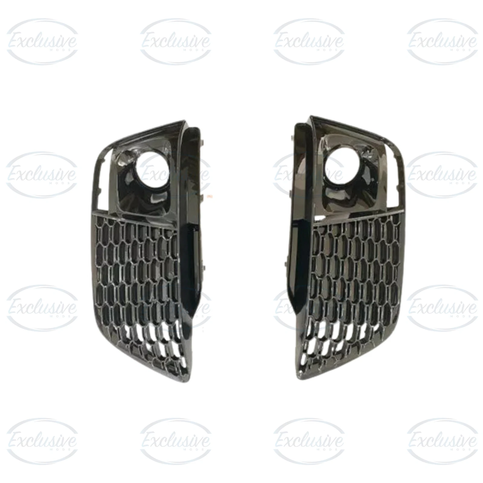 Audi Q5/SQ5 FY S-Line (2016-2019) ÔÇö Gloss Black Fog Light Cover Left & Right - Image 2