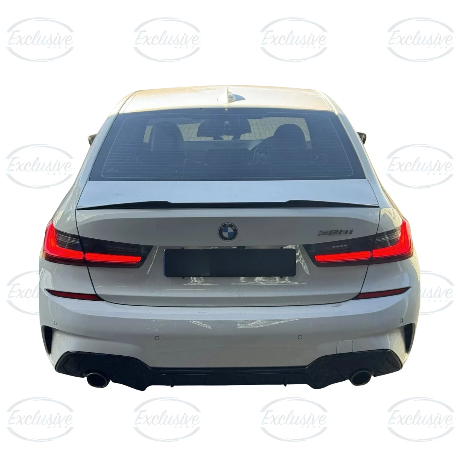 BMW 3 Series G20 M Sport Pre-LCI (2019-2022) ÔÇö Gloss Black Rear Diffuser - Image 3