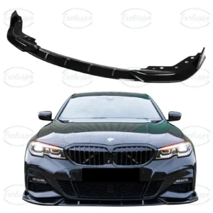 BMW 3 Series G20 G21 (2018+) ÔÇö Gloss Black Front Splitter Lip