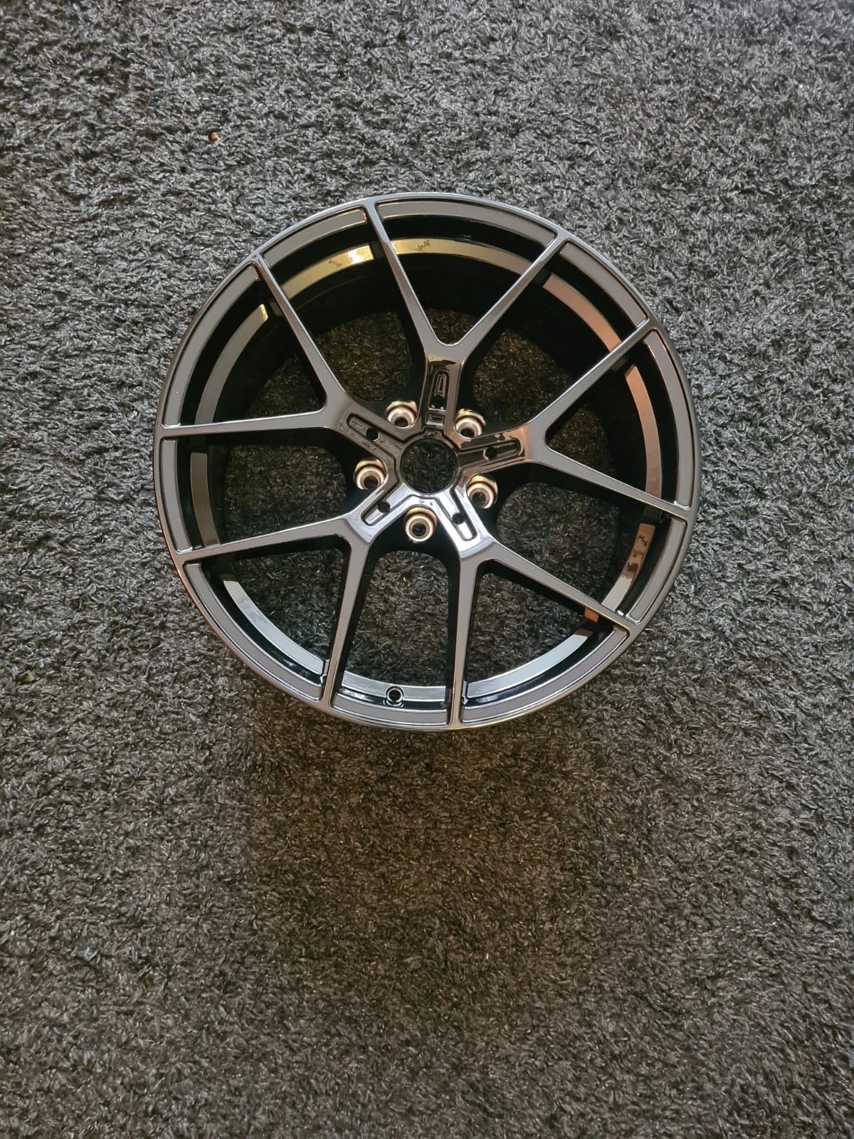 4├ù 19" Twin 5-Spoke Style Alloys ÔÇö Gloss Black 5├ù120 ÔÇö Fits BMW 2/3/4/5 Series - Image 4