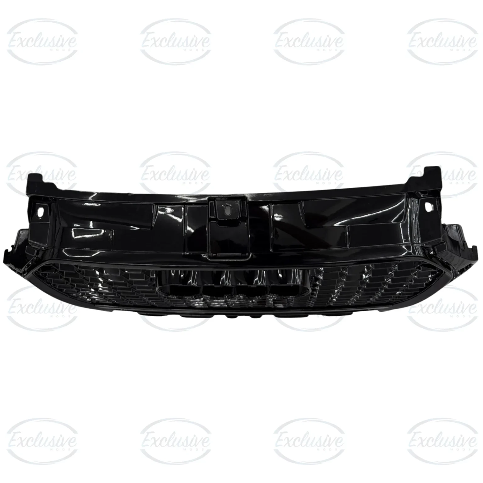Gloss Black Honeycomb Mesh Grille (Slit Design) - Fits Audi A1/S1 8X Facelift (2015-2018)