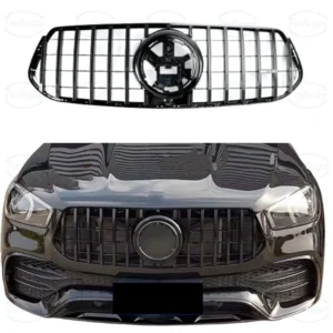 Mercedes GLE W167 (2019-2023) ÔÇö Gloss Black Panamericana GT Style Grille