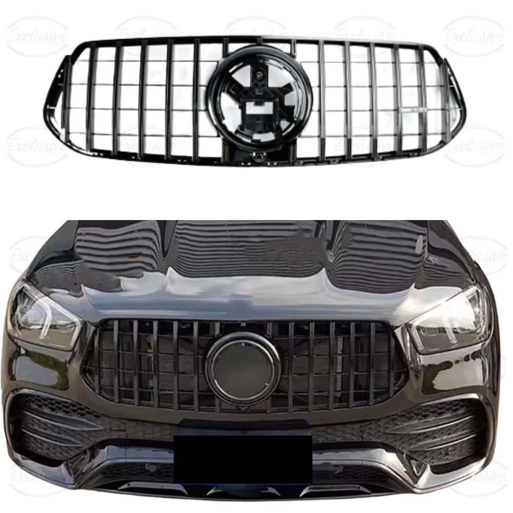 Mercedes GLE W167 (2019-2023) ÔÇö Gloss Black Panamericana GT Style Grille
