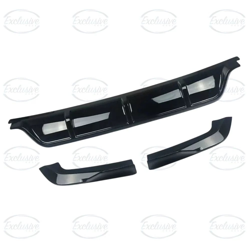 BMW X5 F15 M Sport (2013-2018) - Gloss Black Rear Diffuser Lip Splitter Aero Kit
