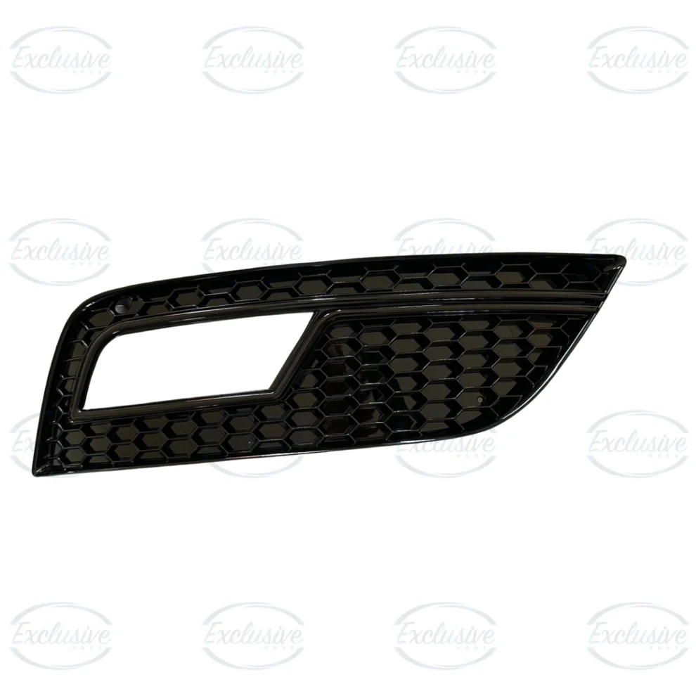 Audi A4 B8.5 (2013-2016) - Gloss Black RS4 Honeycomb Style Grille & Fog Lights