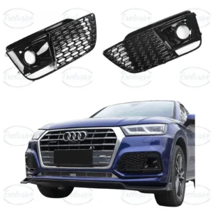 Audi Q5/SQ5 FY S-Line (2016-2019) ÔÇö Gloss Black Fog Light Cover Left & Right