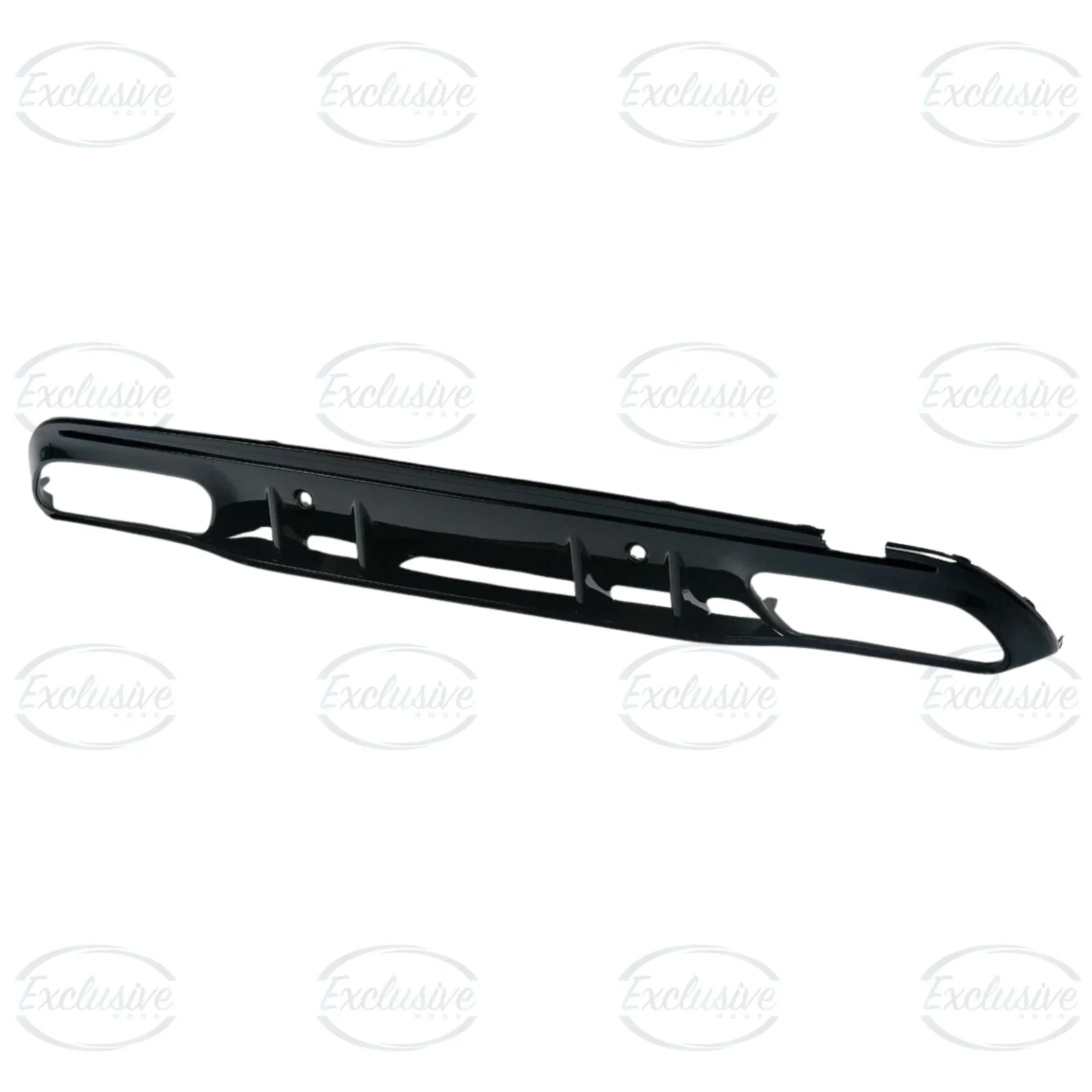 Gloss Black C63 AMG Style Diffuser - Fits Mercedes C Class W205 AMG Line (2014-2018)