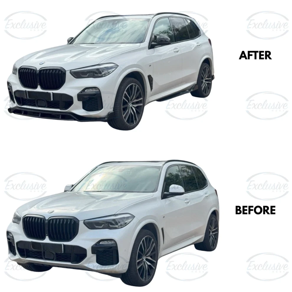 BMW X5 G05 M Sport (2018-2022) - Gloss Black Bodykit (Splitter, Diffuser, Spoiler, Grille, Side Skirts)