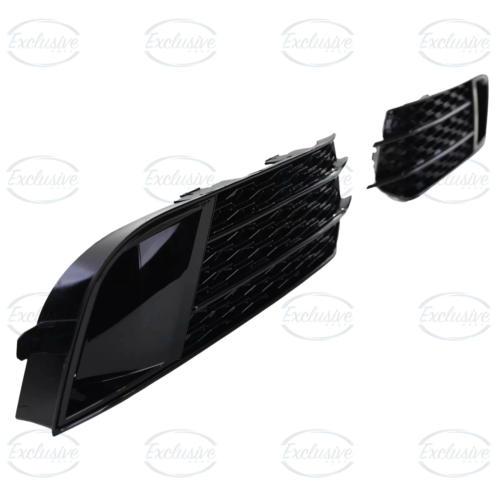 Audi A1/S1 8X (2010-2014) ÔÇö Gloss Black Honeycomb Grille & Fog Lights - Image 8