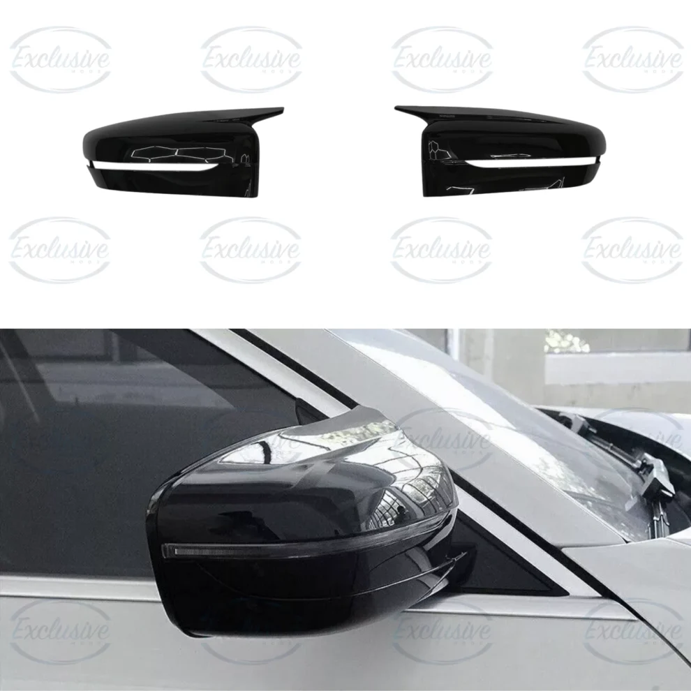 BMW 3 Series G20 G30 gloss black wing mirror caps