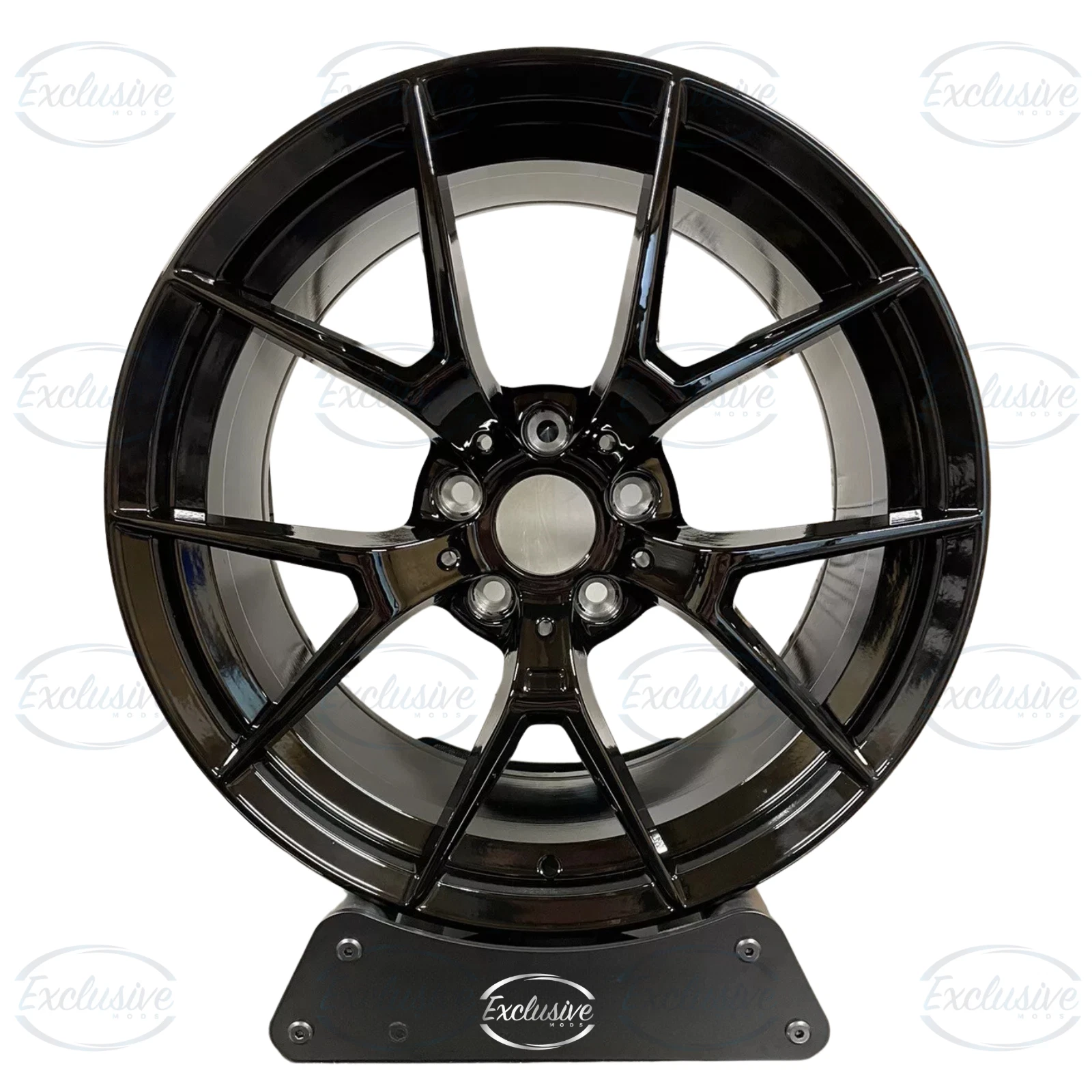 4├ù 19" 763M Style Alloys ÔÇö Satin Black ÔÇö Fits BMW 3/4 Series