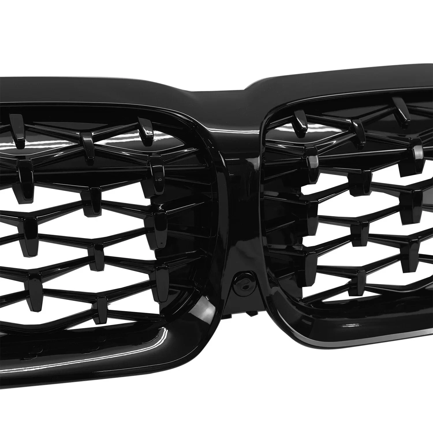BMW 3 Series G20 G21 (2018-2022) ÔÇö Gloss Black Diamond Style Kidney Grille - Image 4