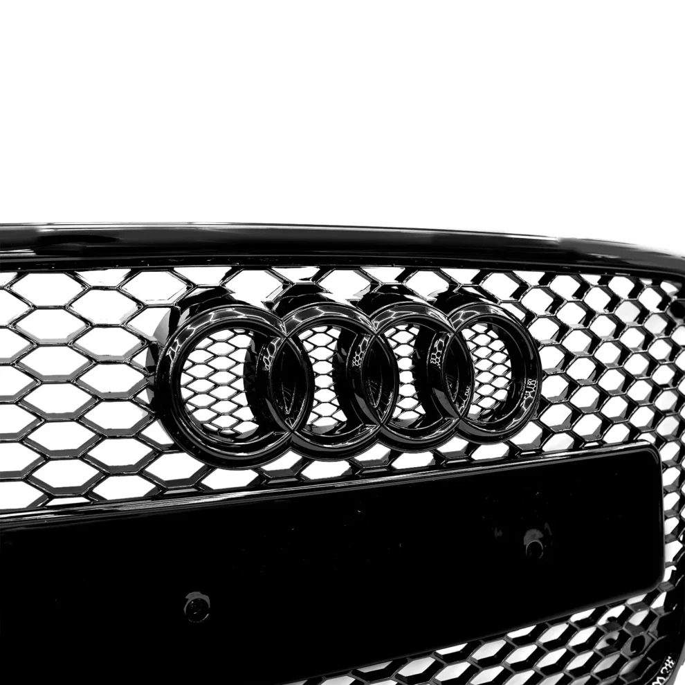 Audi A4/S4 B8 (2008-2011) - Gloss Black Honeycomb Mesh Grille