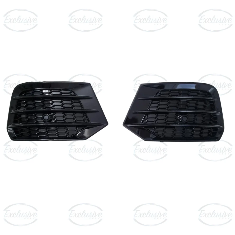 Audi Q3 8U (2016-2018) - Gloss Black RSQ3 Honeycomb Style Grille & Fog Lights