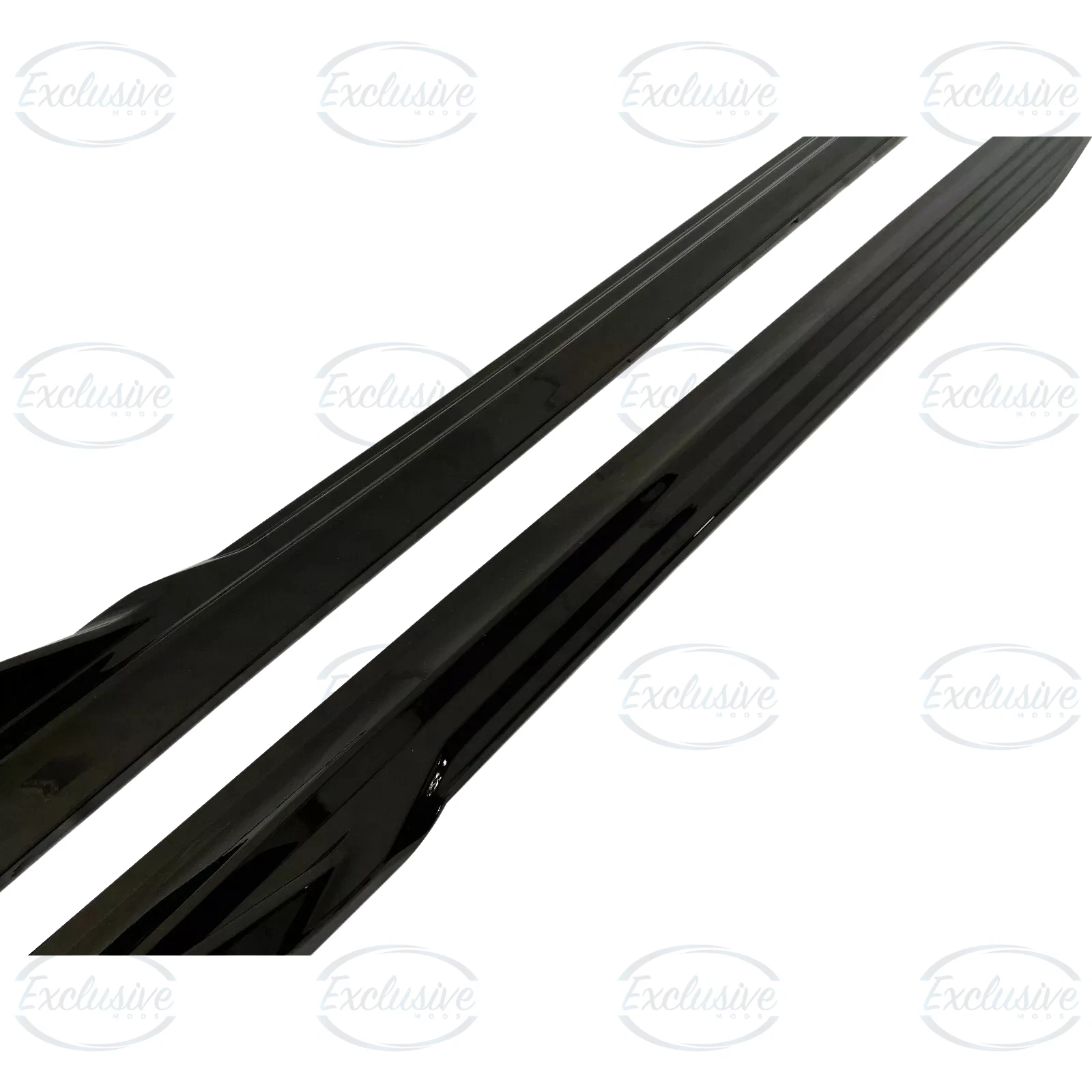 BMW X5 F15 F16 M Sport (2013-2018) ÔÇö Gloss Black Side Skirts Blades Extension Lip - Image 6
