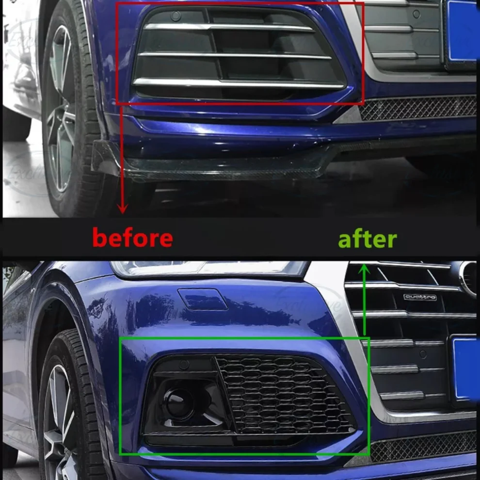 Audi Q5/SQ5 FY S-Line (2016-2019) - Gloss Black Fog Light Cover Left & Right
