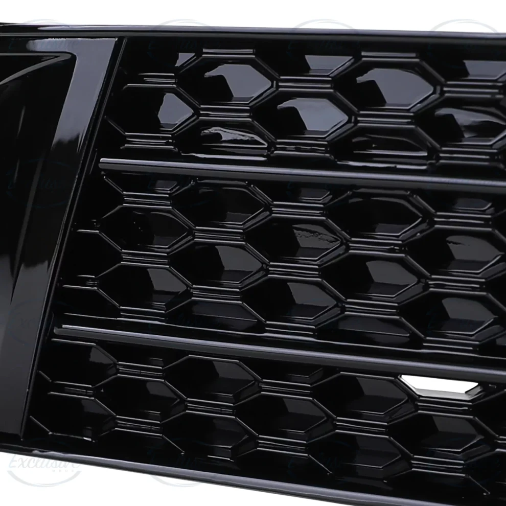 Audi A1/S1 8X (2010-2014) - Gloss Black Honeycomb Grille & Fog Lights