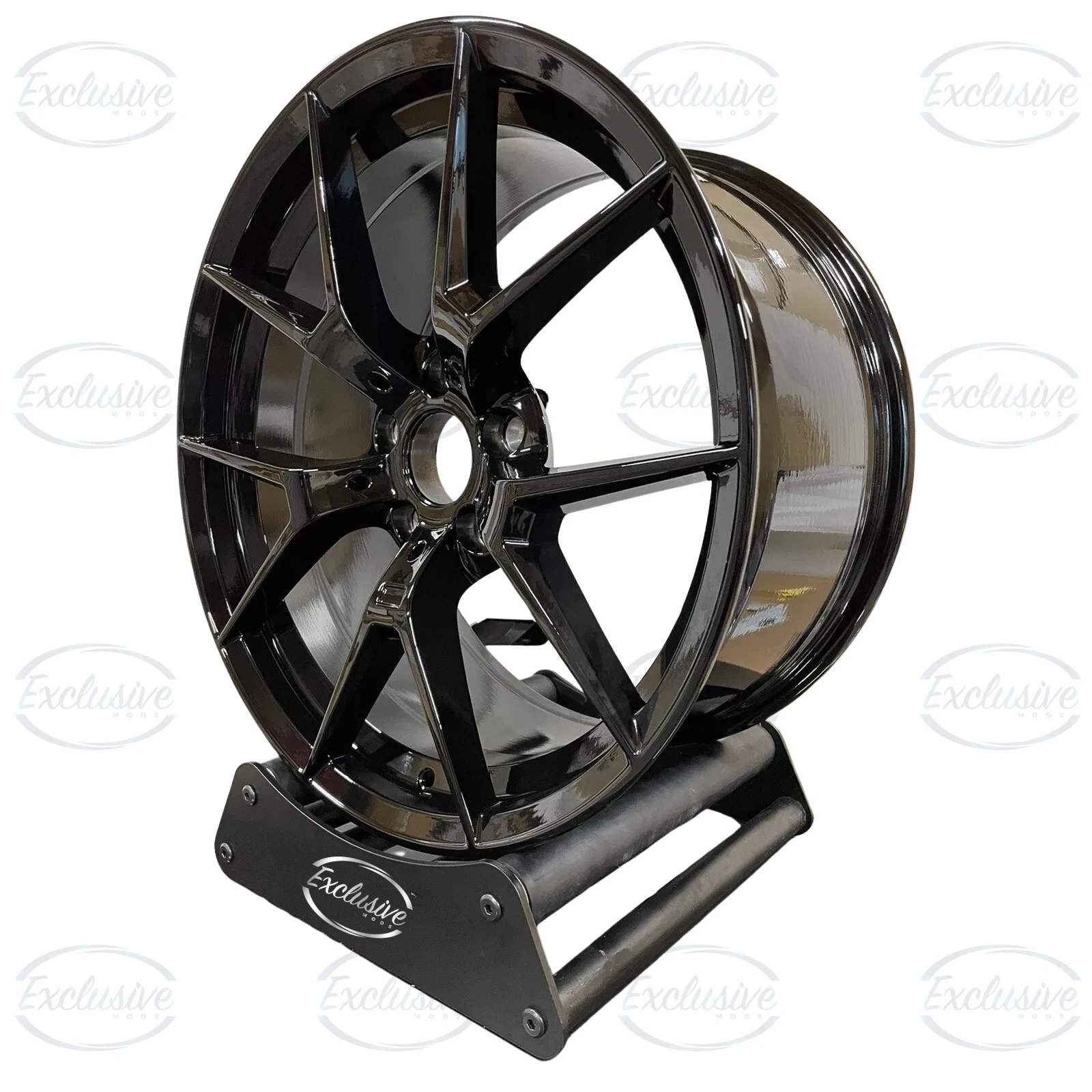 4├ù 19" 763M Style Alloys ÔÇö Satin Black ÔÇö Fits BMW 3/4 Series - Image 2