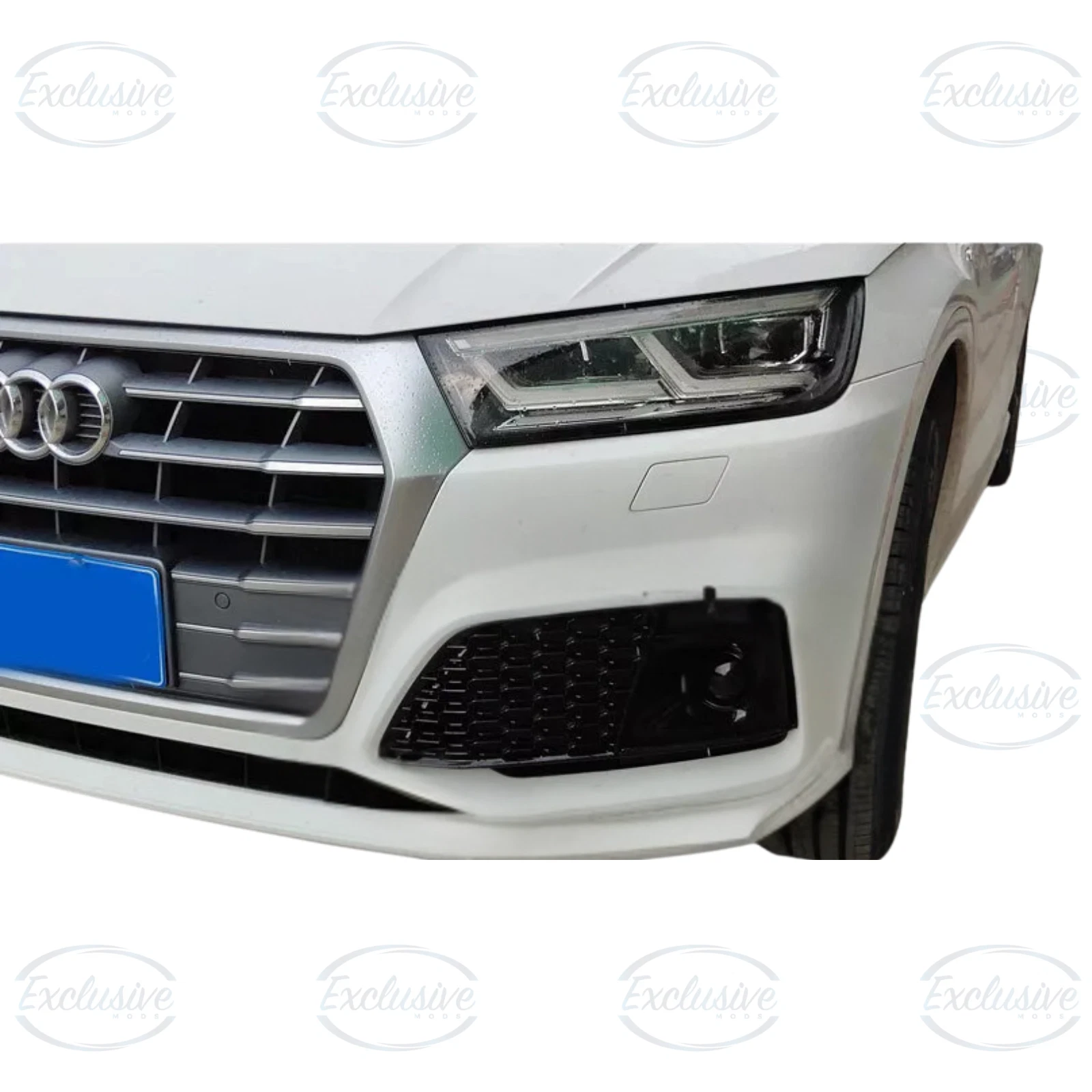 Audi Q5/SQ5 FY S-Line (2016-2019) ÔÇö Gloss Black Fog Light Cover Left & Right - Image 5