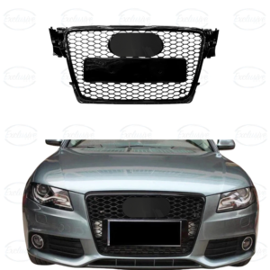 Audi A4 and S4 B8 gloss black honeycomb mesh grille