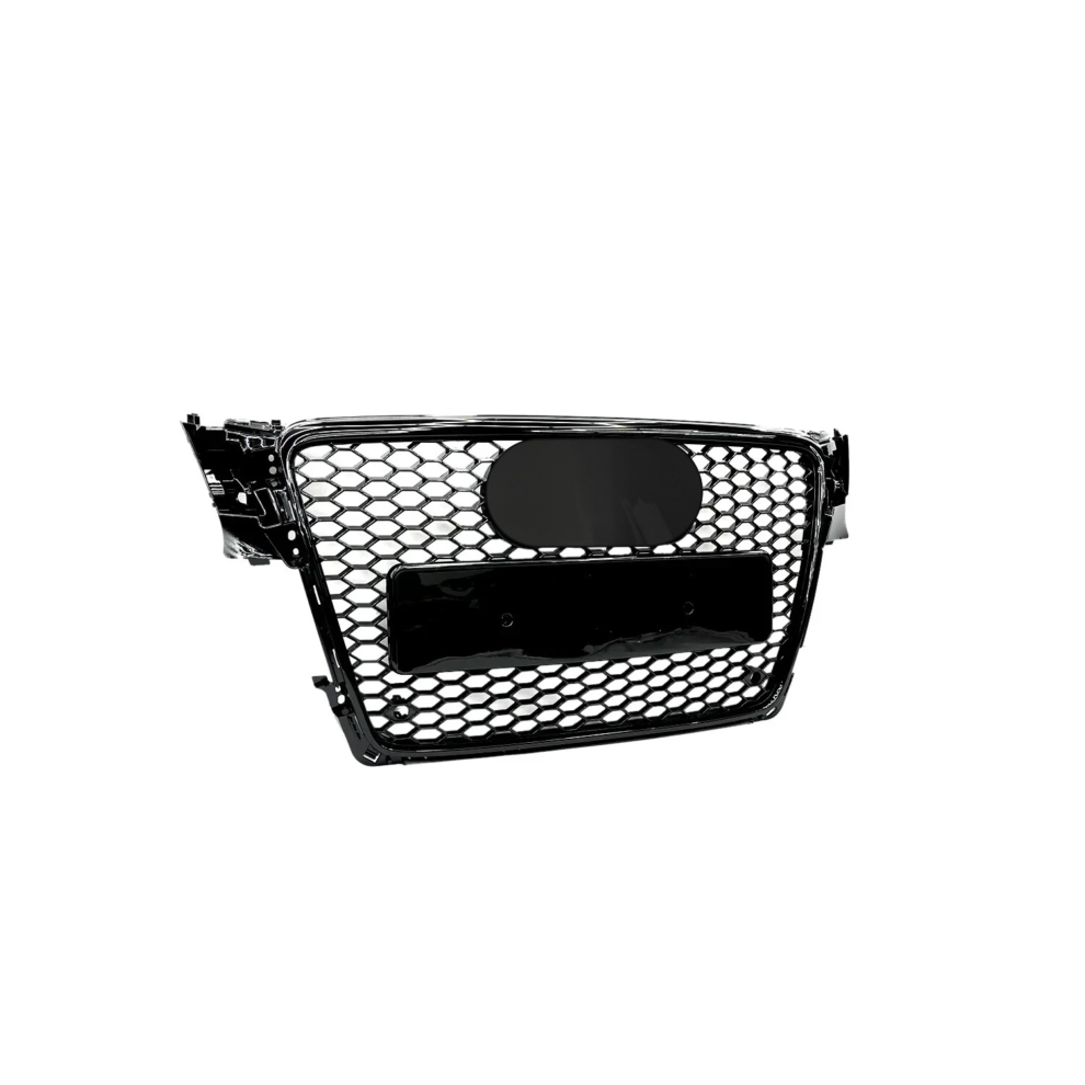 Gloss Black Honeycomb Mesh Grille - Fits Audi A4/S4 B8 (2008-2012)