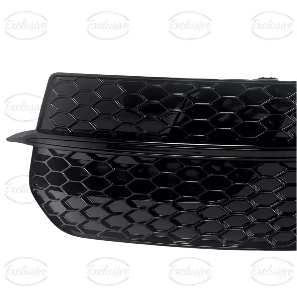 Audi Q5 8R (2013-2017) - Gloss Black Honeycomb Mesh Grille & Fog Light Covers