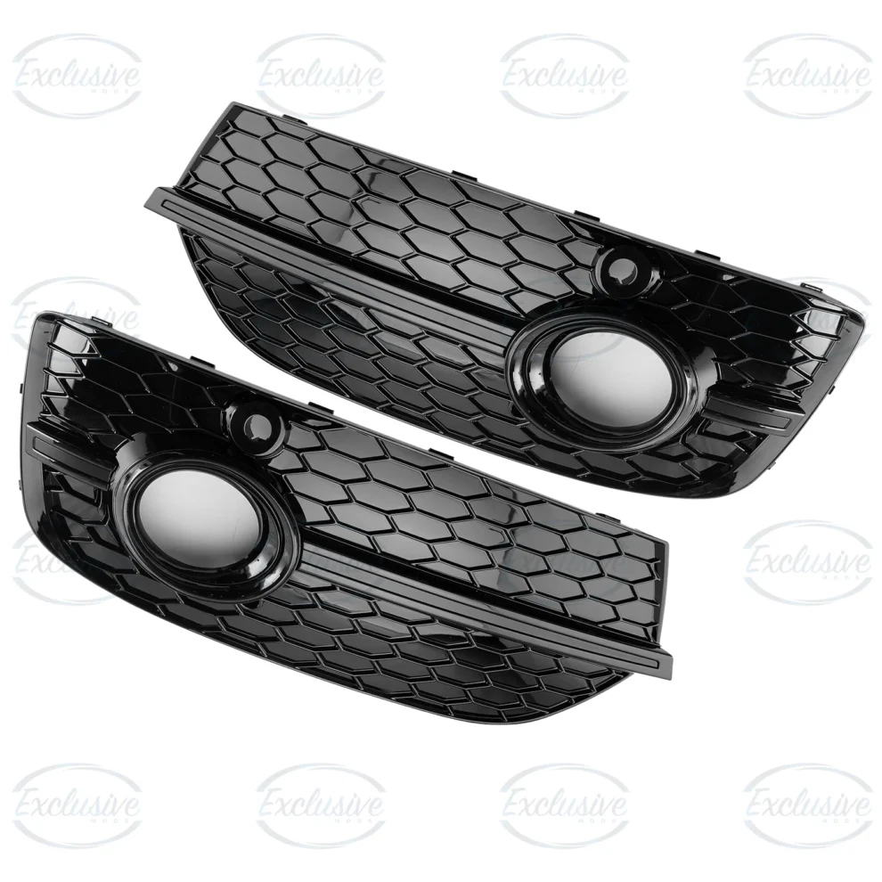 Audi Q3 8U (2011-2015) - Gloss Black Honeycomb RSQ3 Style Grille & Fog Lights