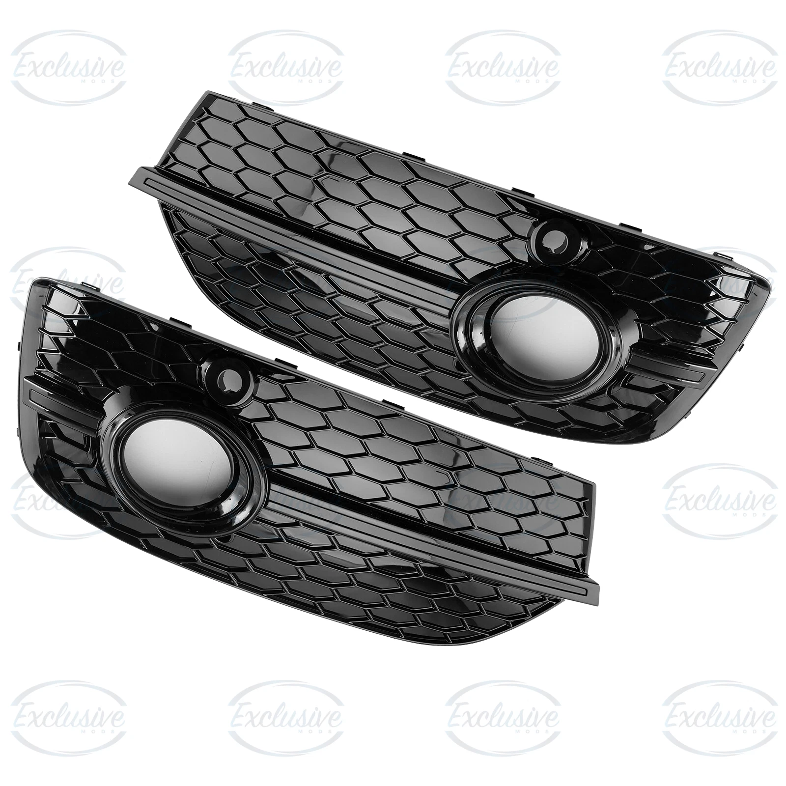 Audi Q3 8U (2011-2015) ÔÇö Gloss Black Honeycomb RSQ3 Style Grille & Fog Lights - Image 8