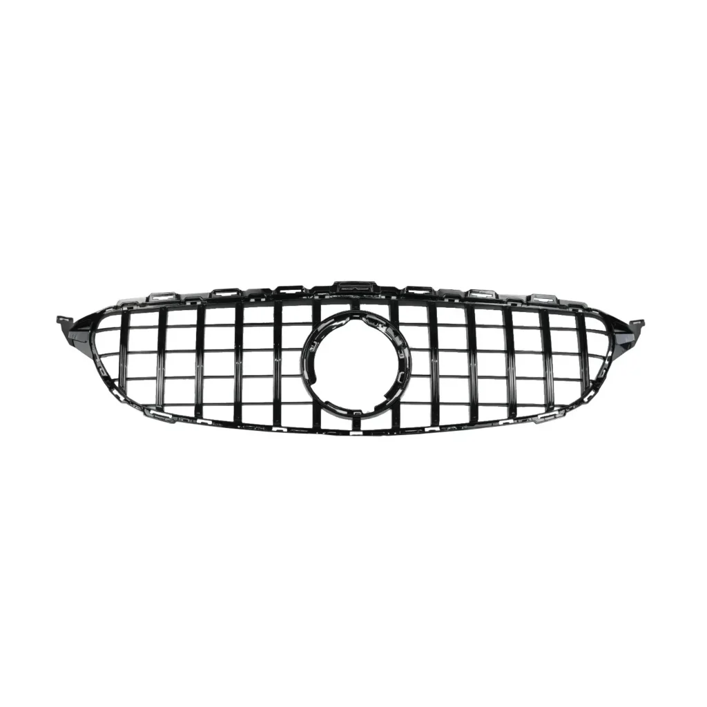 Gloss Black Panamericana Style Grille - Fits Mercedes C Class W205/S205/C205/A205 Facelift (2018-2021)