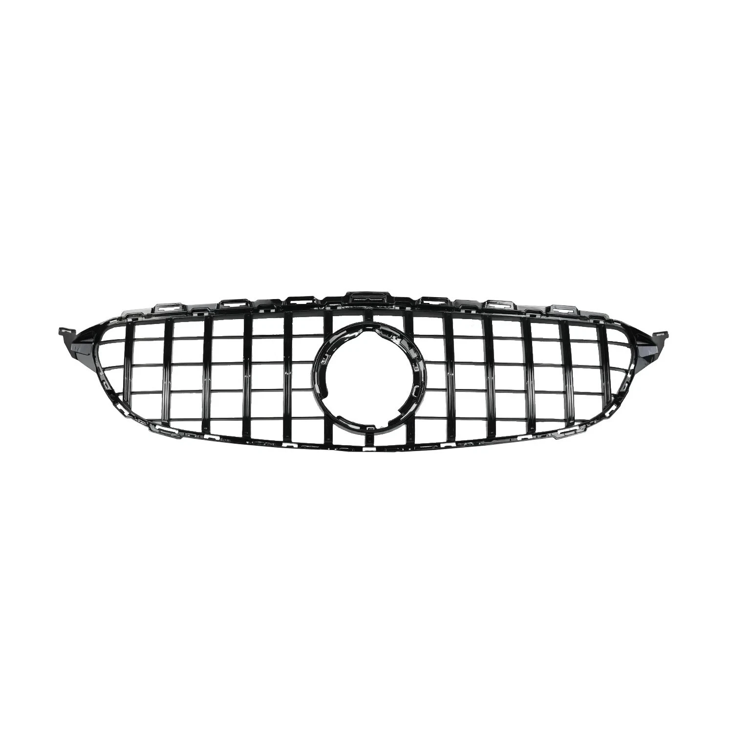 Mercedes C Class W205 (2018-2021) ÔÇö Gloss Black Panamericana GT Style Grille - Image 2