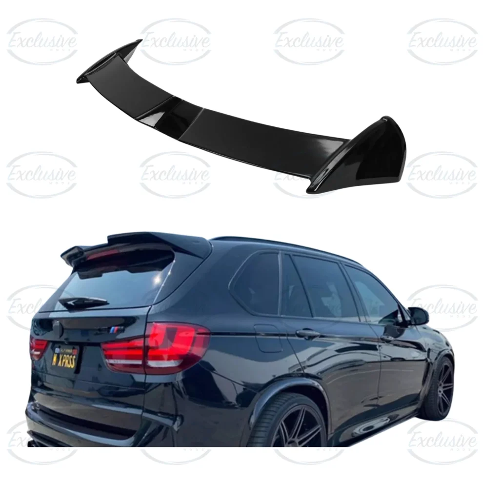 BMW X5 F15 gloss black Oettinger-style rear boot spoiler lip