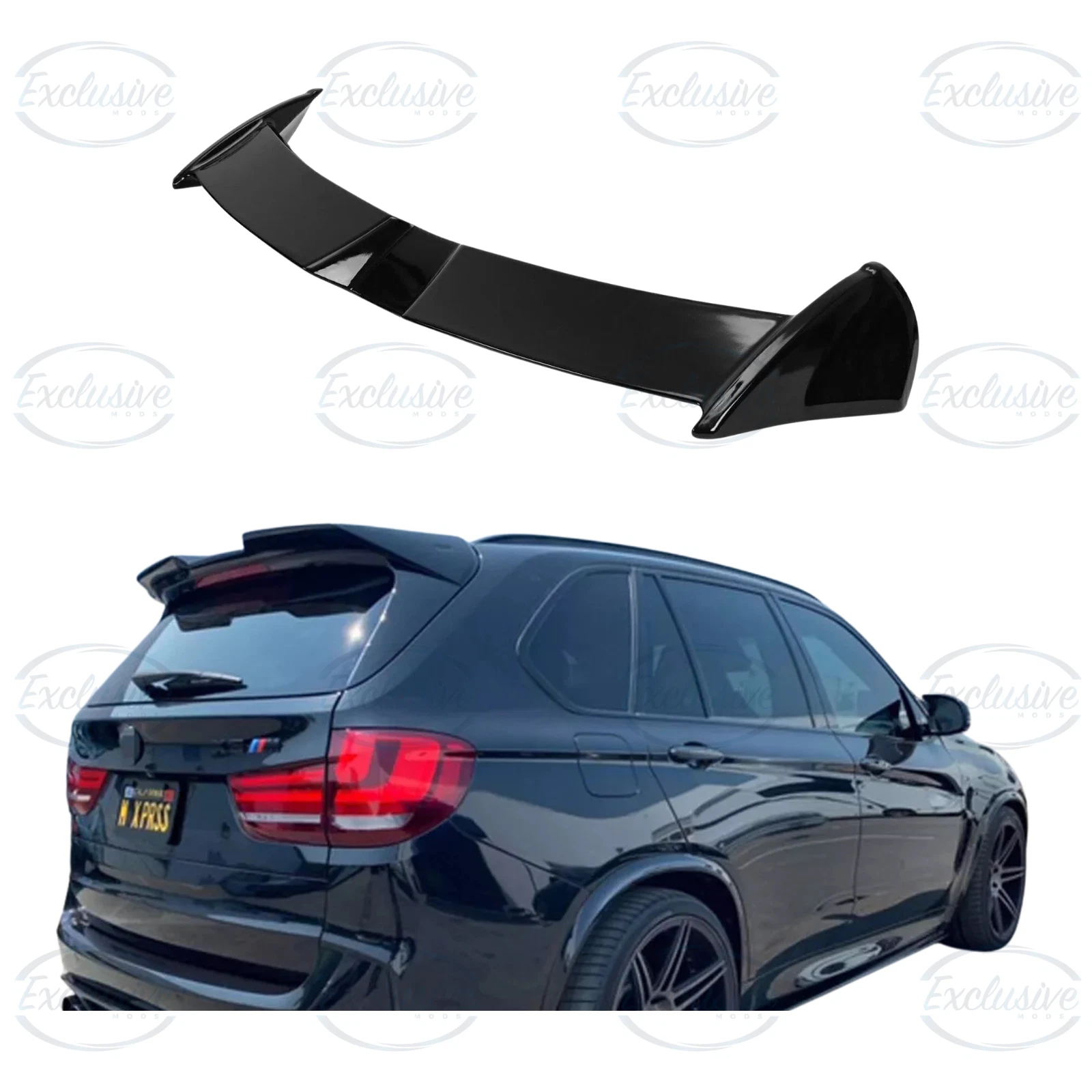 BMW X5 F15 (2014-2018) ÔÇö Gloss Black Oettinger Style Rear Boot Spoiler Lip
