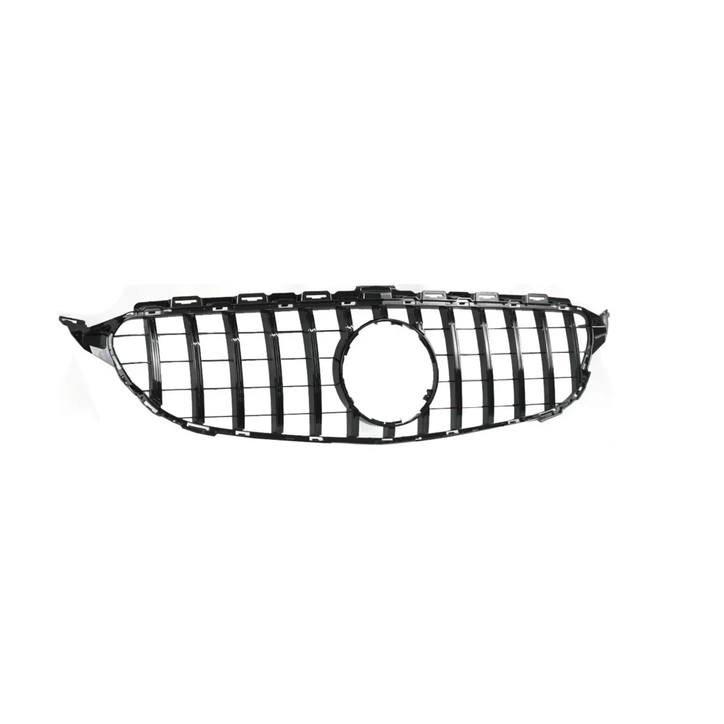 Gloss Black Panamericana Style Grille - Fits Mercedes C Class W205/S205 (2015-2018)