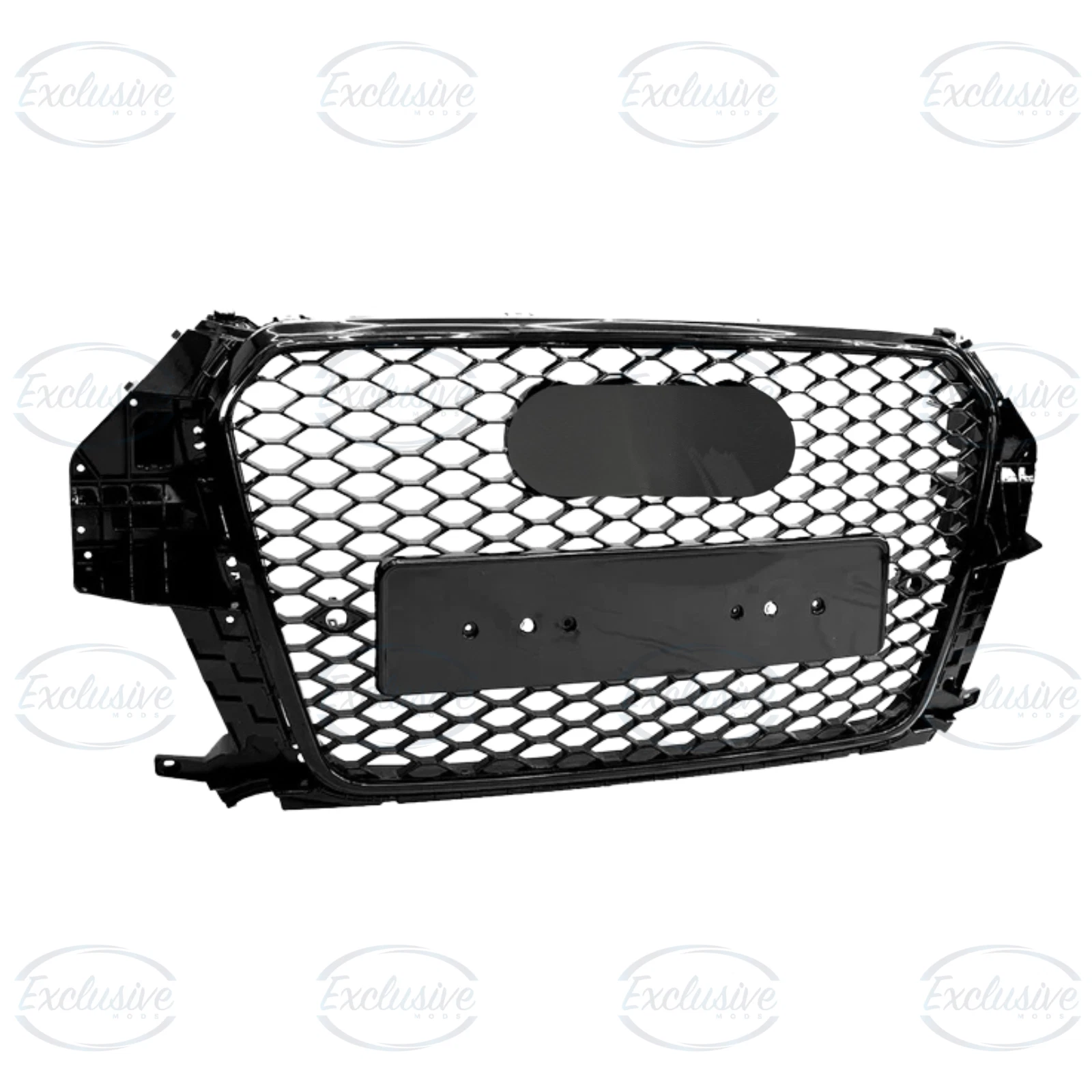 Audi Q3 8U (2011-2015) ÔÇö Gloss Black Honeycomb RSQ3 Style Grille & Fog Lights - Image 3