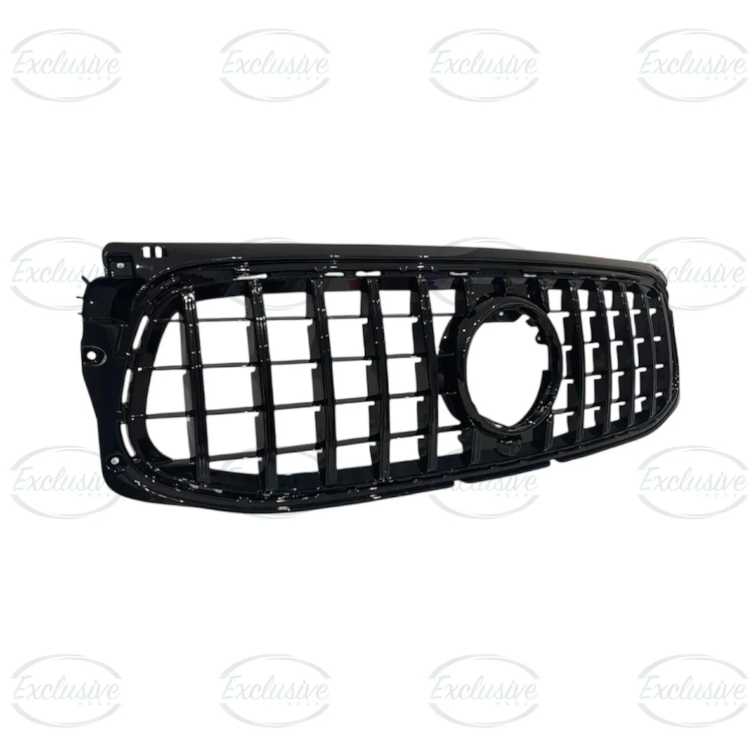 Gloss Black Panamericana Style Grille - Fits Mercedes GLB X247 AMG Line (2019-2024)