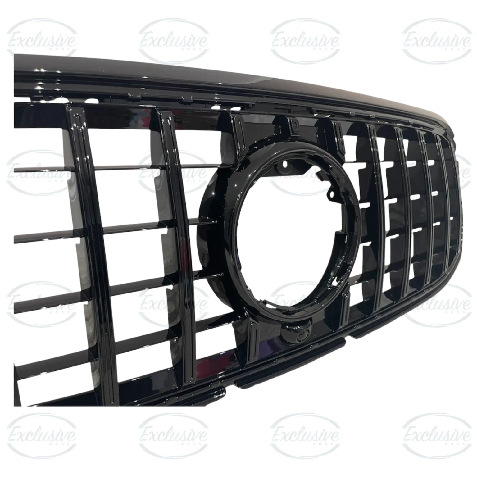 Gloss Black Panamericana Style Grille - Fits Mercedes GLB X247 AMG Line (2019-2024)